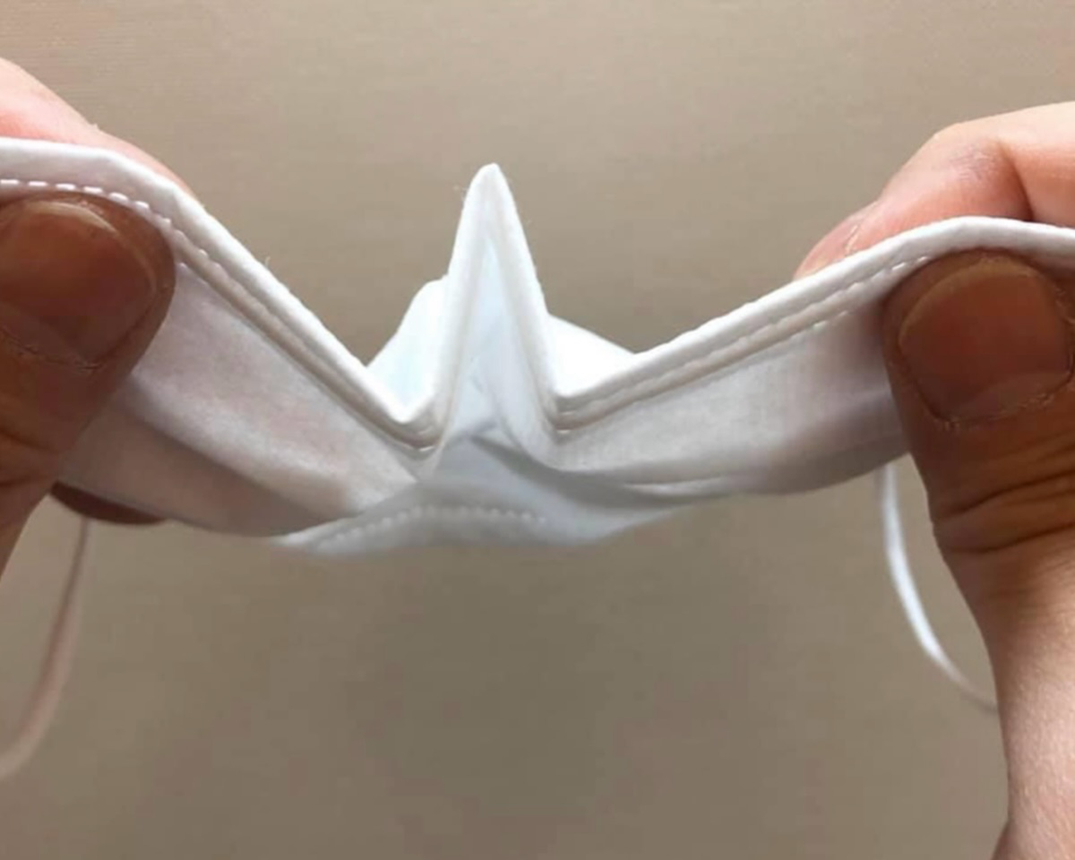 曇らないマスクの付け方